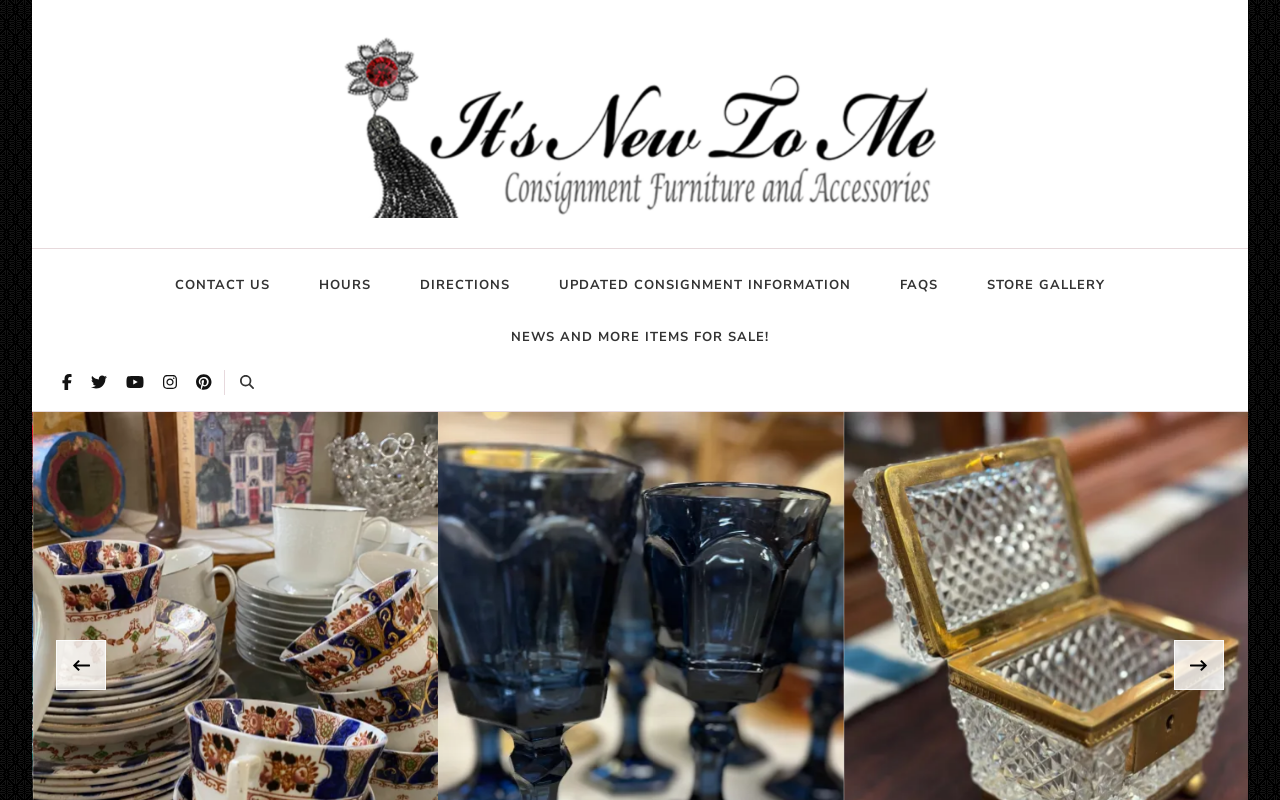 It's New to Me Consignment Furniture and Accessories website preview