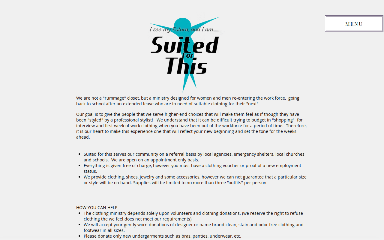 Suited For This website preview