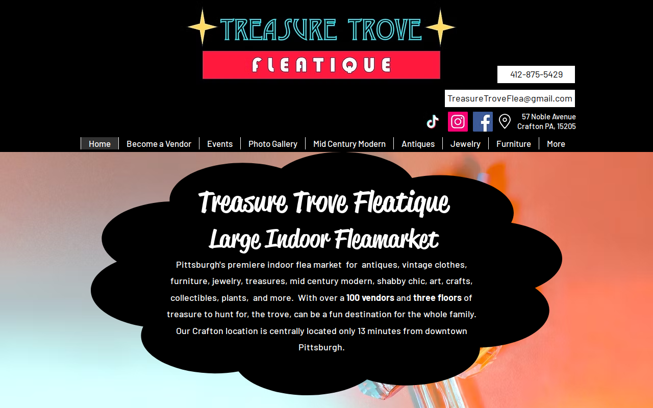 The Carriage House website preview