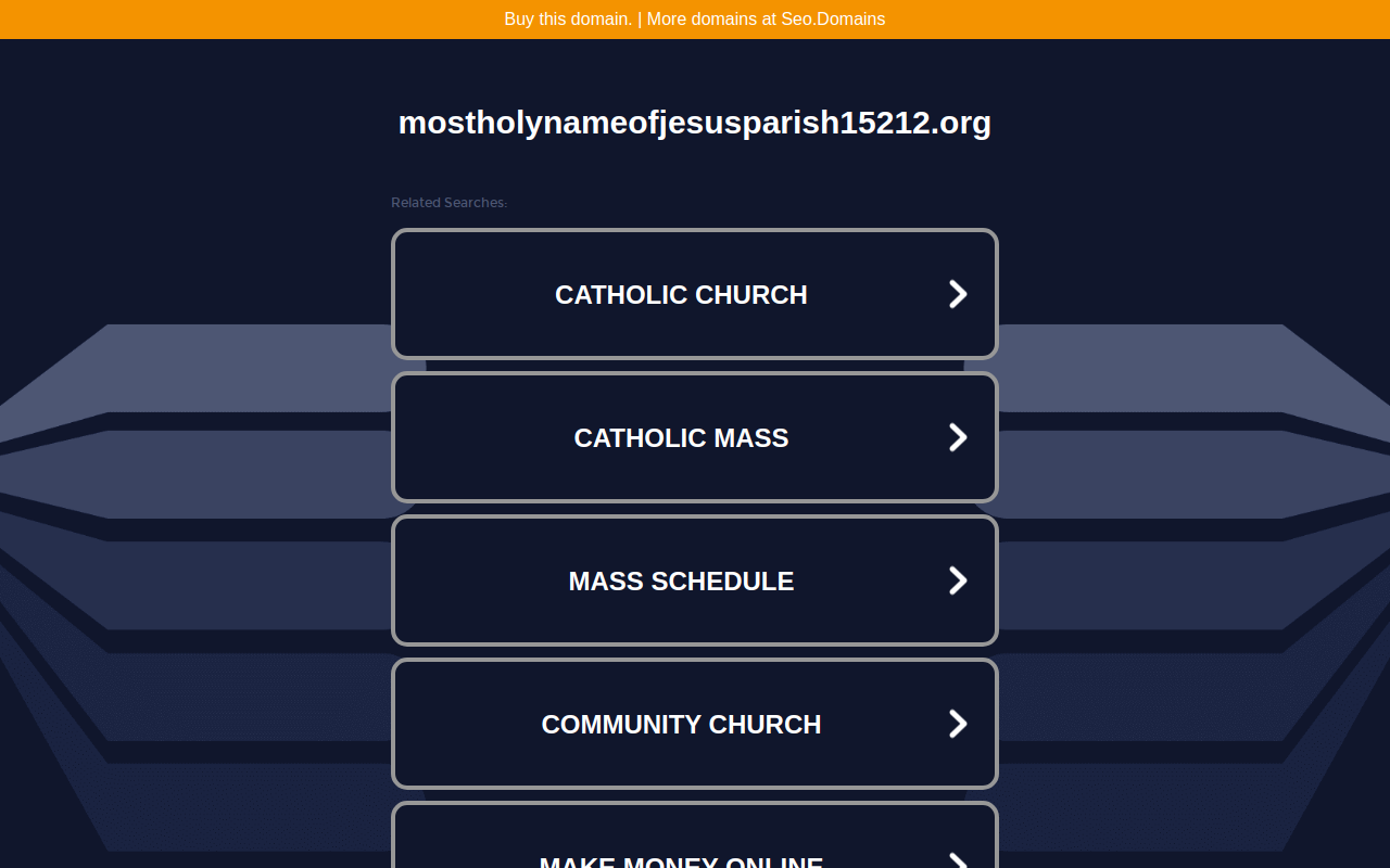 Hidden Treasures Rummage House at Most Holy Name website preview