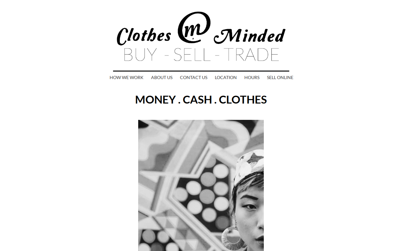Clothes Minded website preview