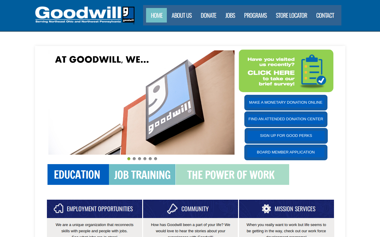 Goodwill Titusville Pa website preview
