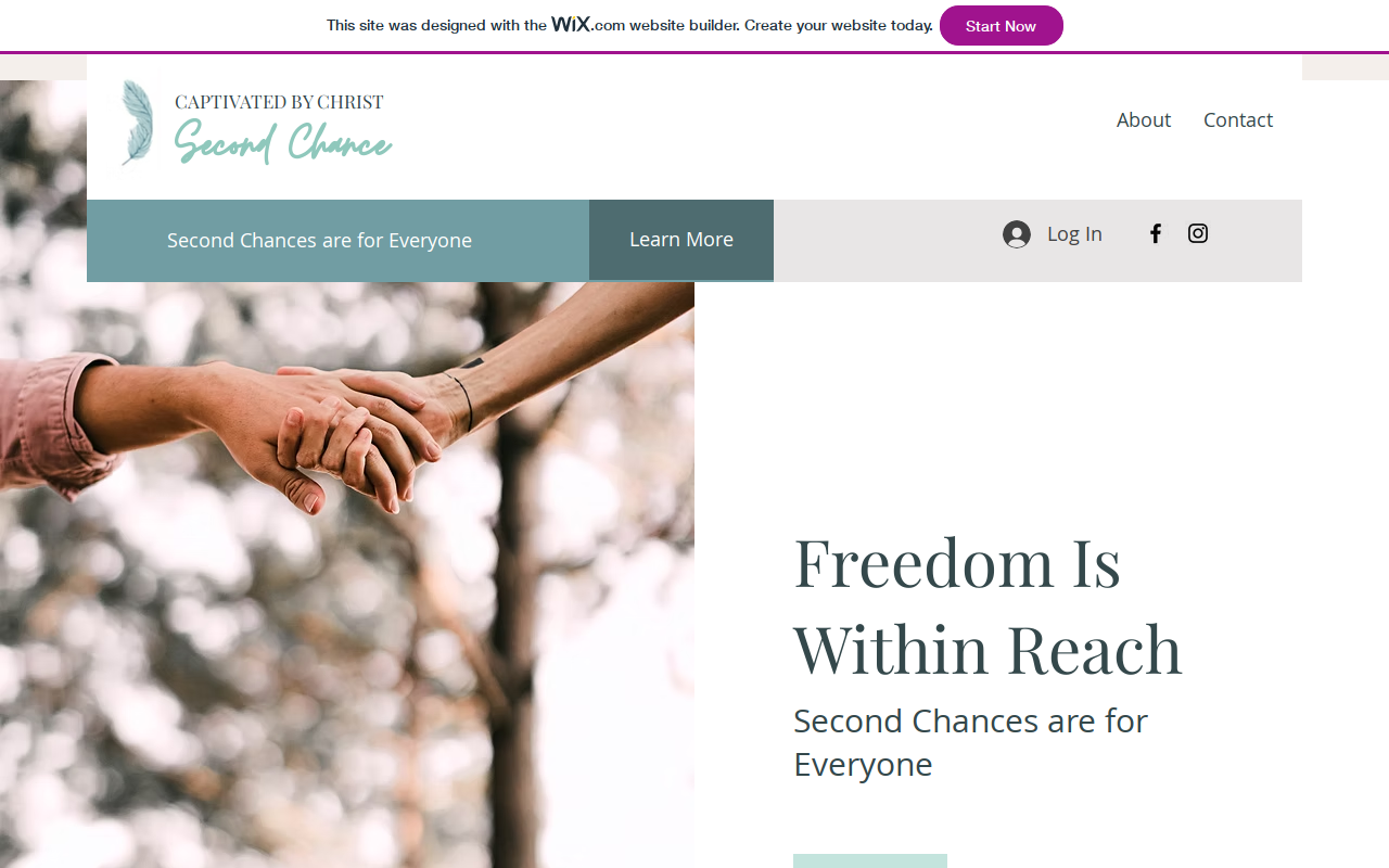 Captivated By Christ - Second Chance Boutique website preview
