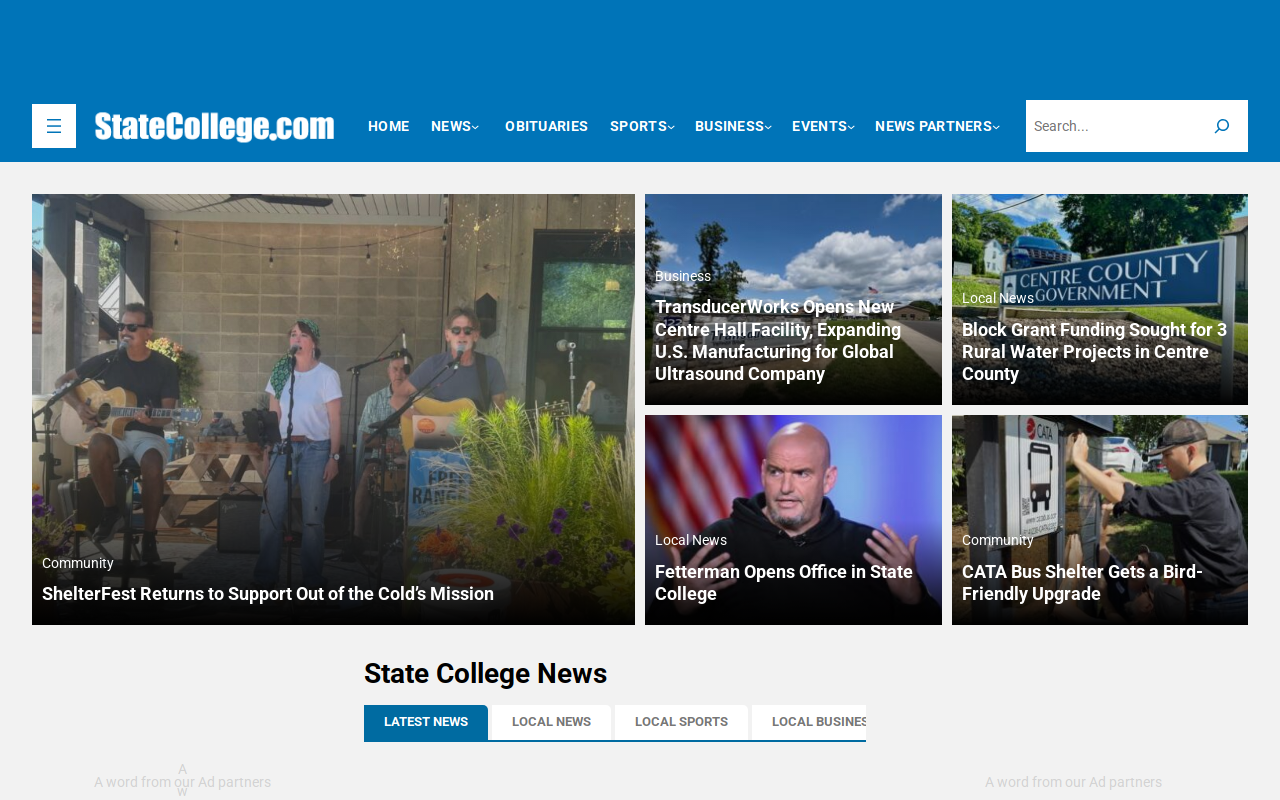 Williamsport Used Mart website preview