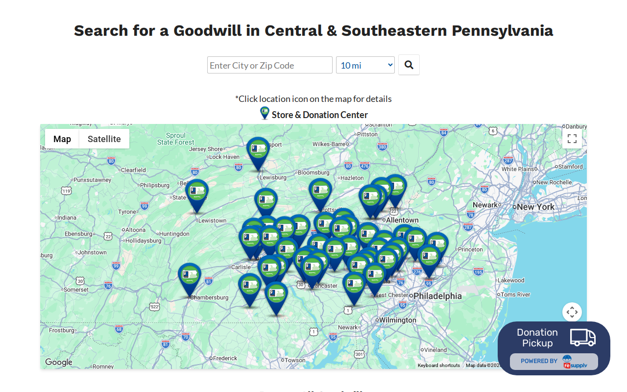 Goodwill Store & Donation Center website preview