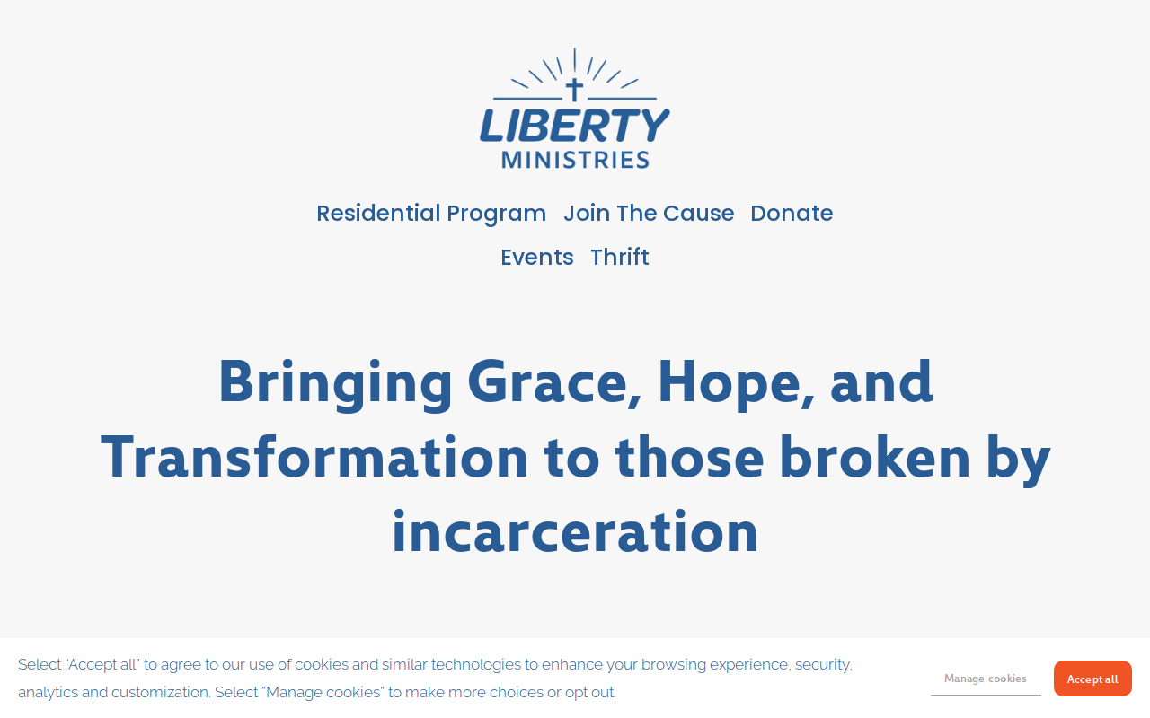 Liberty Ministries Thrift website preview
