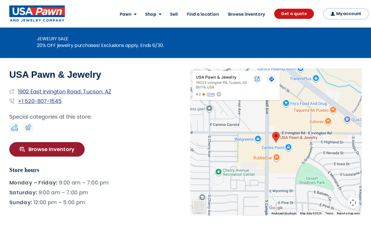 Us Pawn website preview