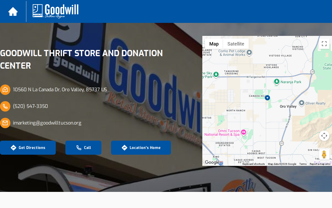 Goodwill website preview