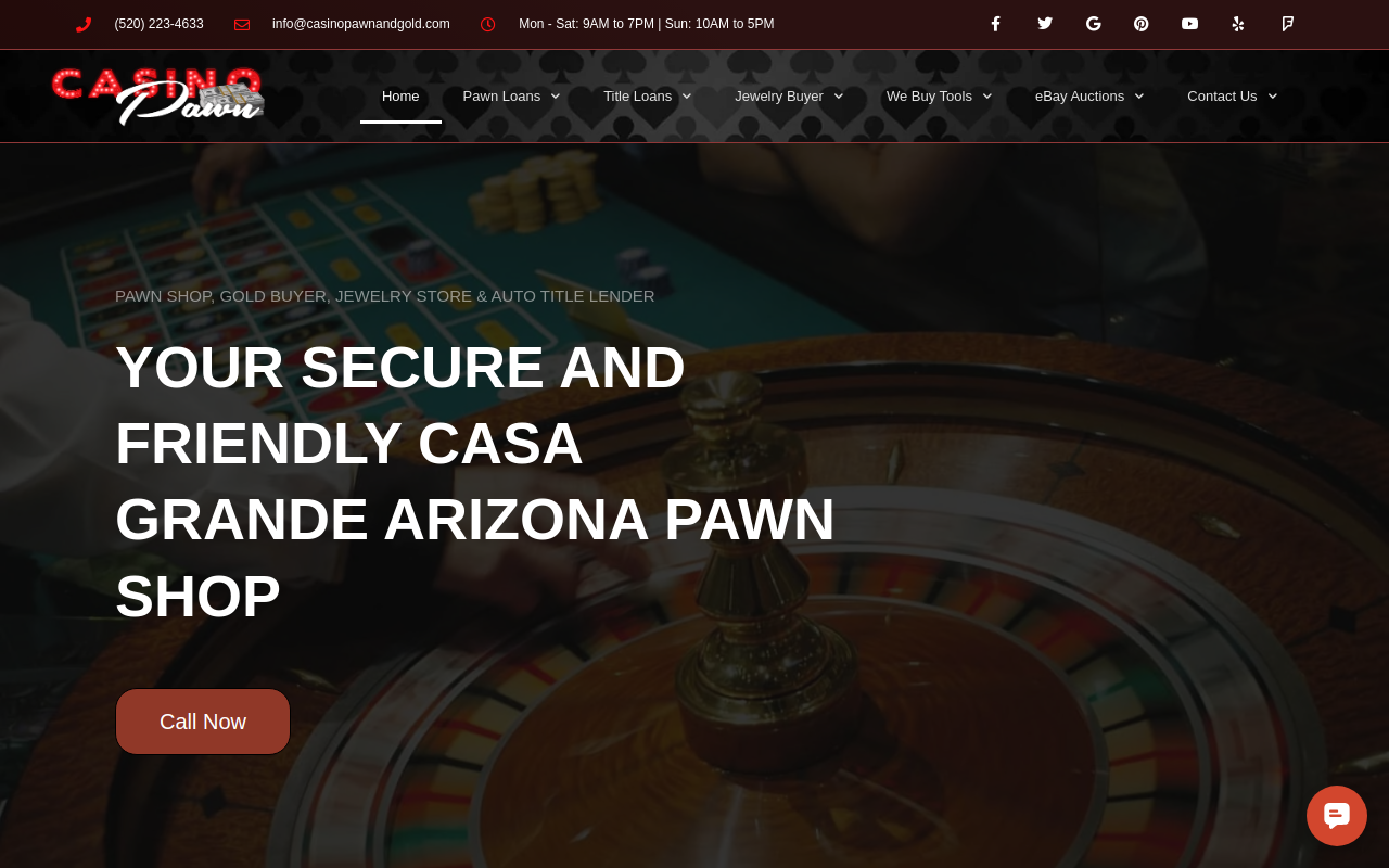 Casino Pawn And Gold website preview