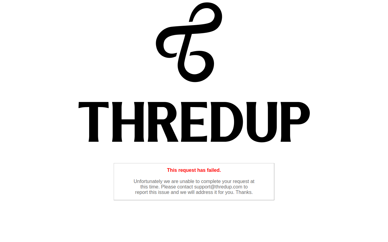 ThredUp Distribution Center website preview