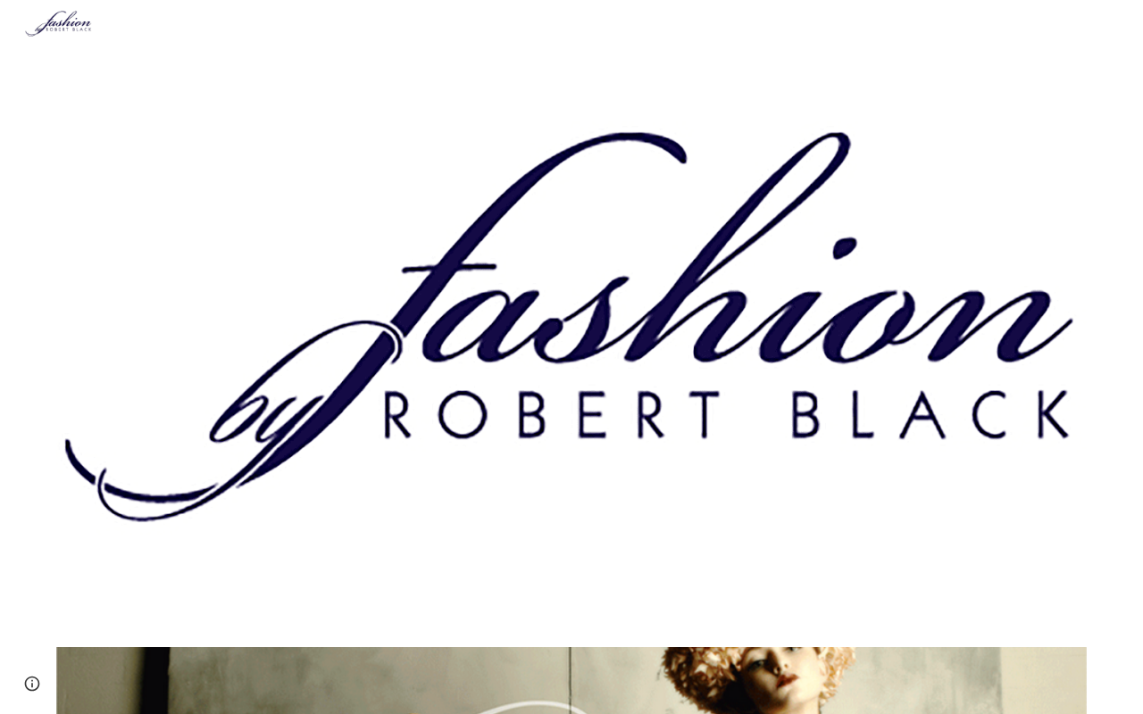 Fashion By Robert Black website preview