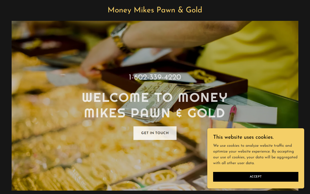 Money Mikes Pawn and Gold website preview
