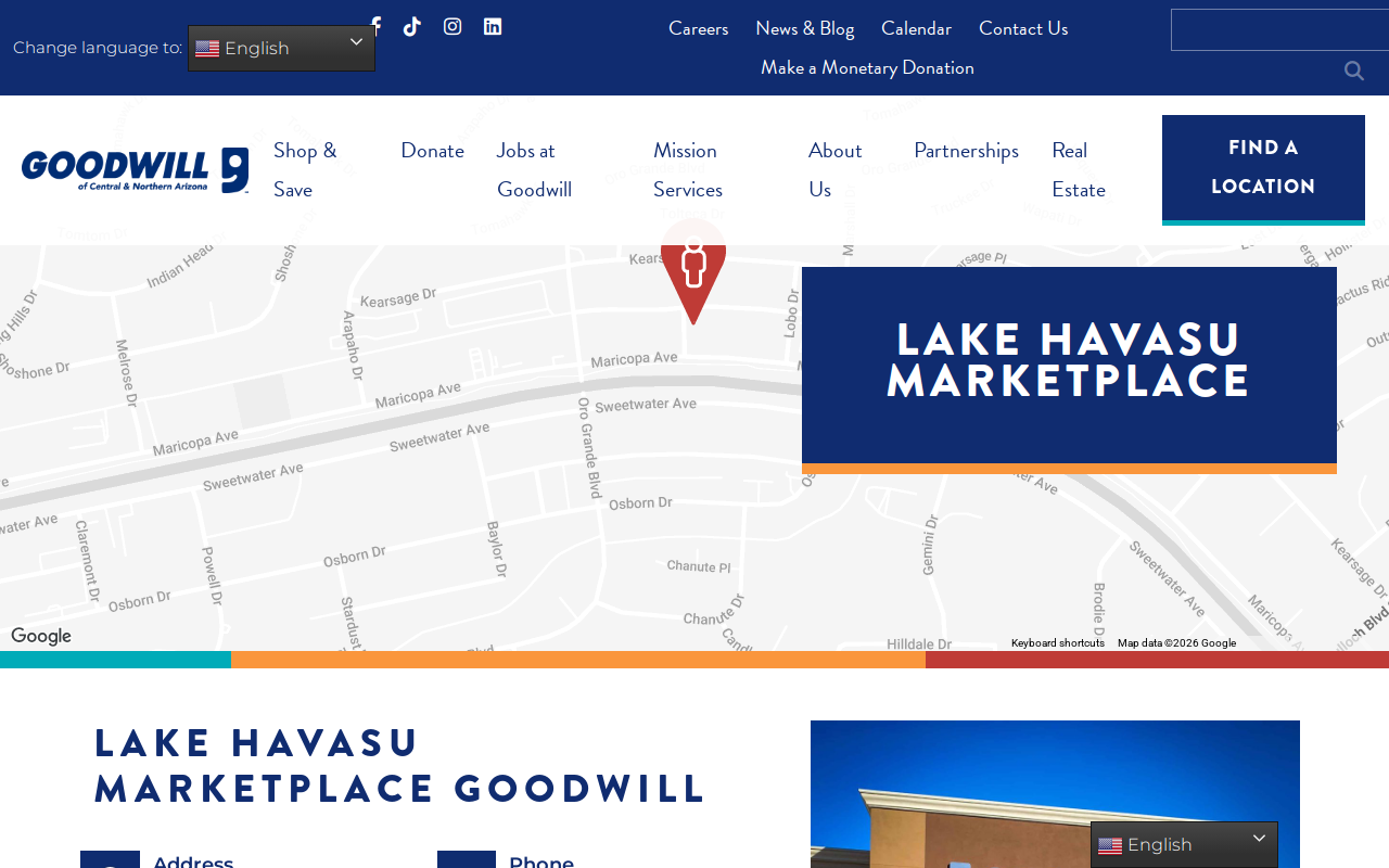 Goodwill website preview