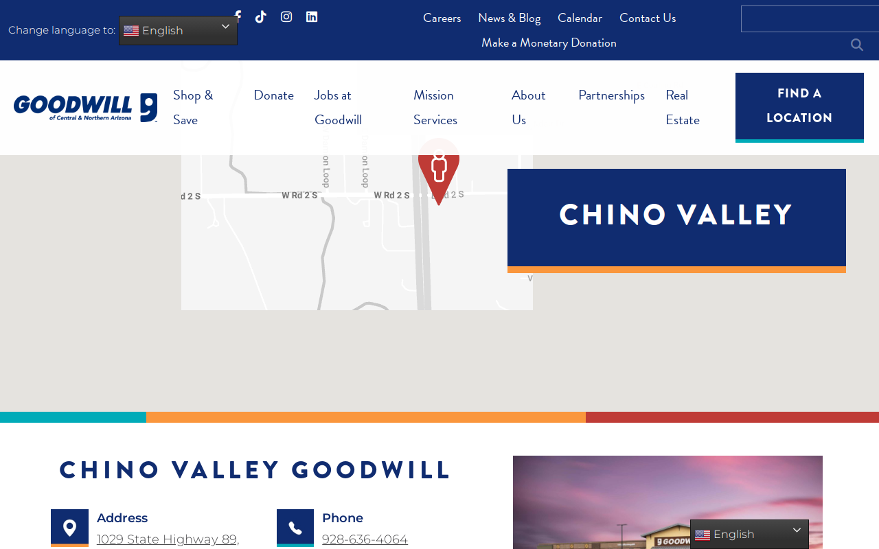 Goodwill of Central and Northern Arizona website preview