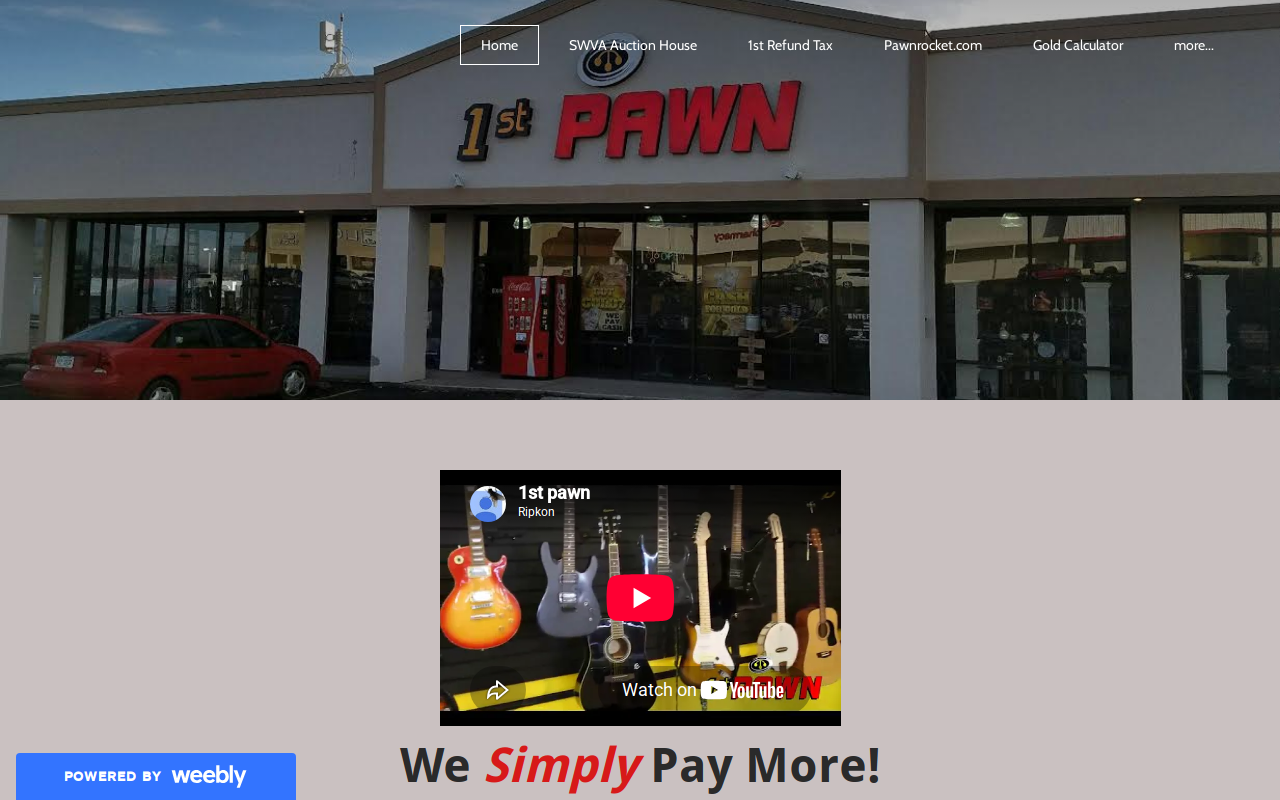 1st Pawn website preview