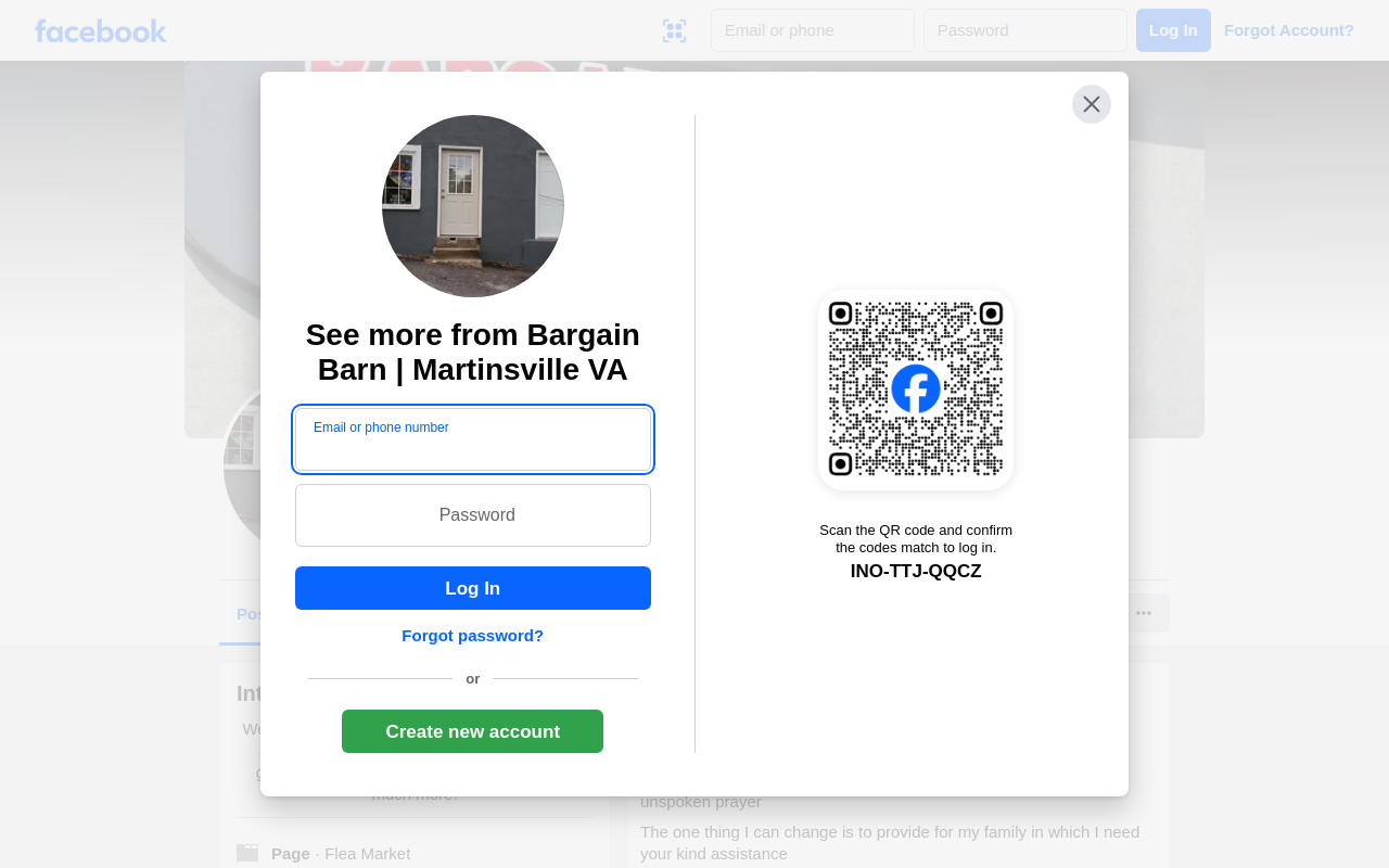 Bargain Barn website preview