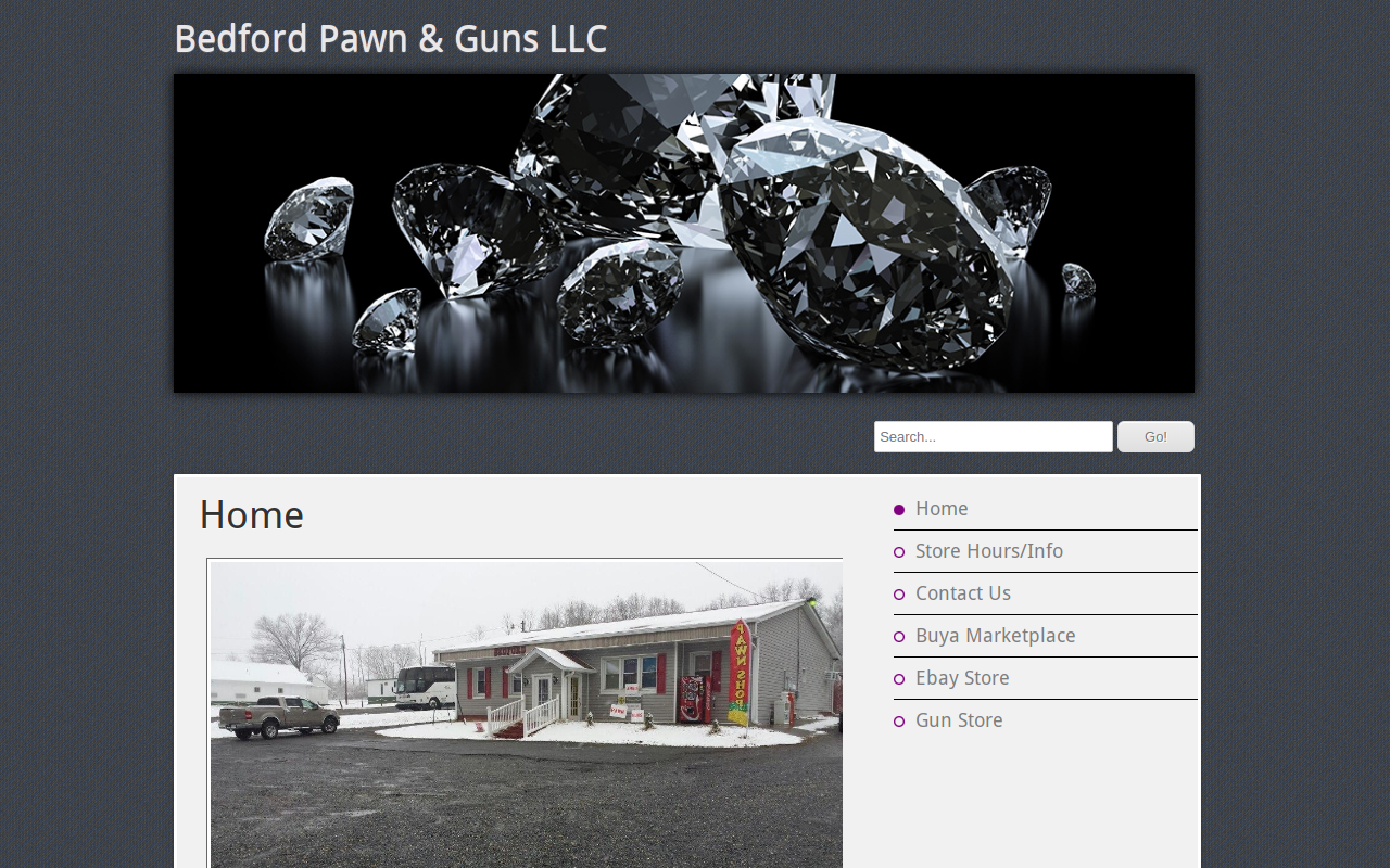 Bedford Pawn & Guns Llc website preview