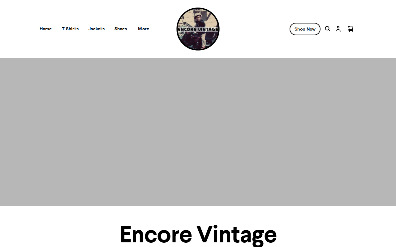 Encore Vintage website preview