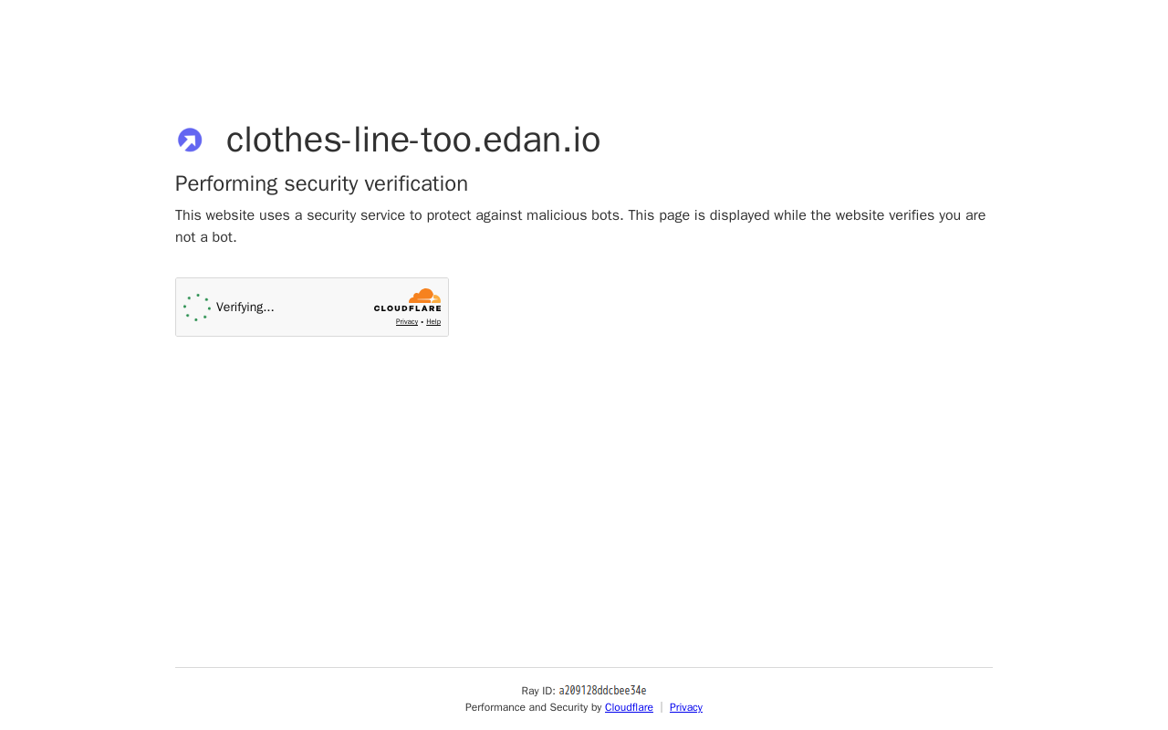 Clothes Line Too website preview