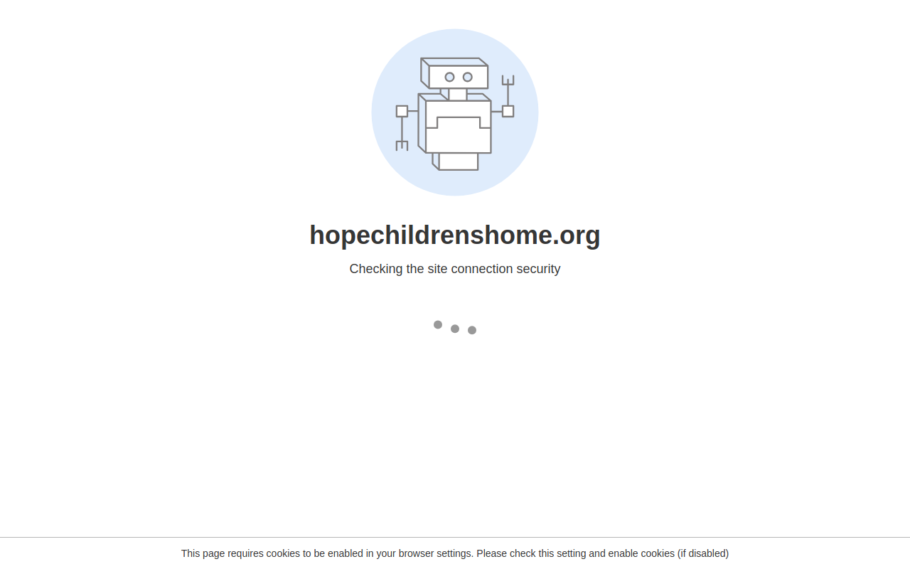 Hope Children's Home Thrift Store website preview