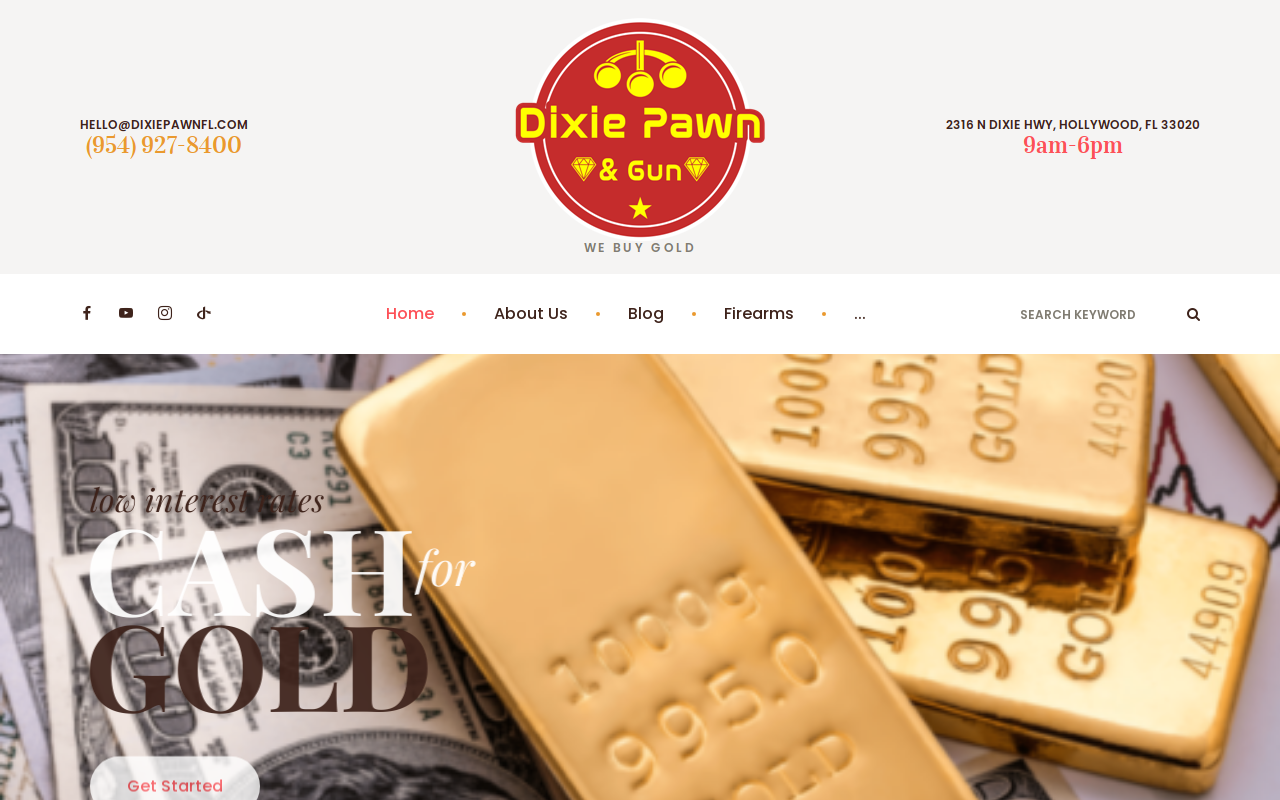 Dixie Pawn & Jewelry website preview