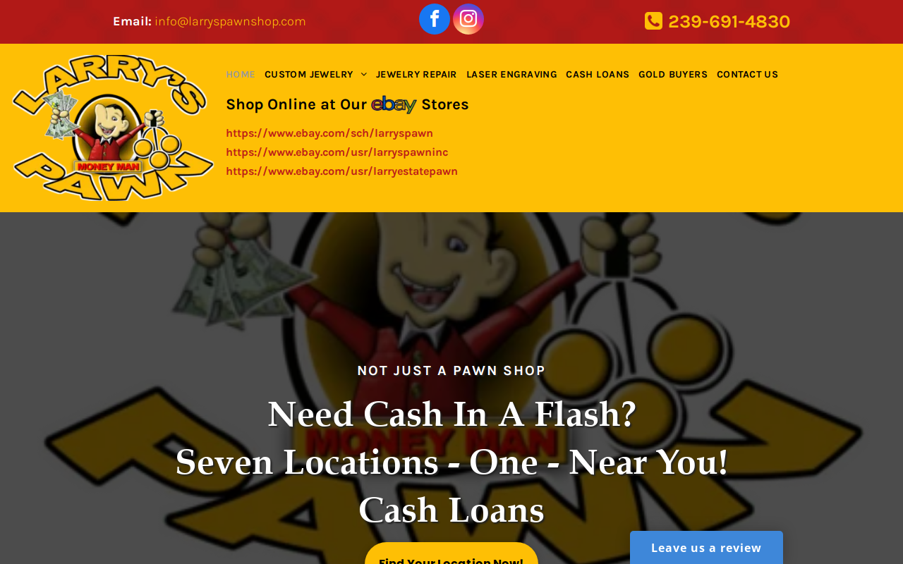 Larry's Pawn Shop website preview