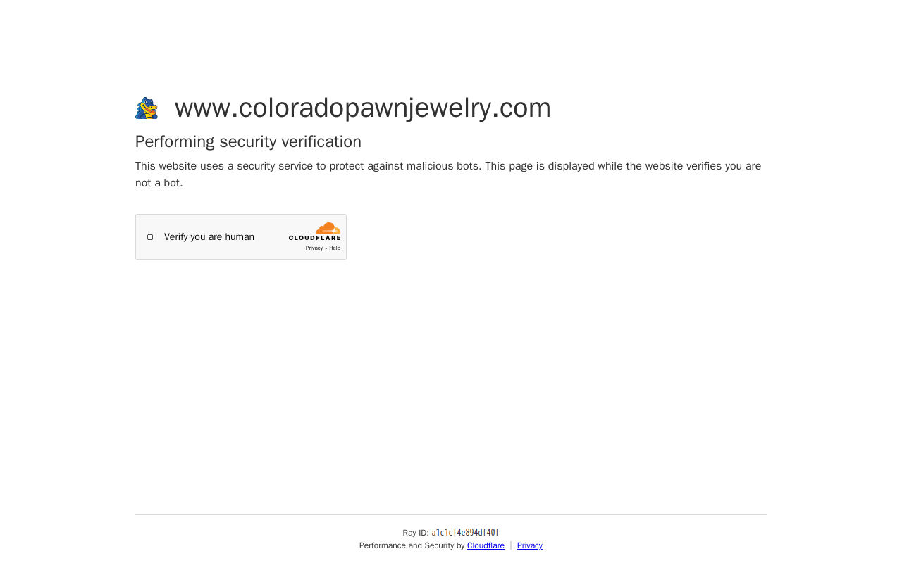 Colorado Pawn And Jewelry website preview
