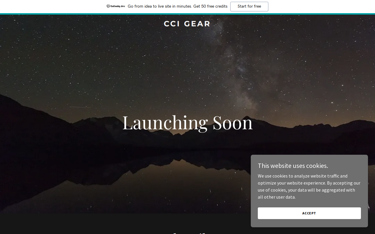 CCI Gear website preview