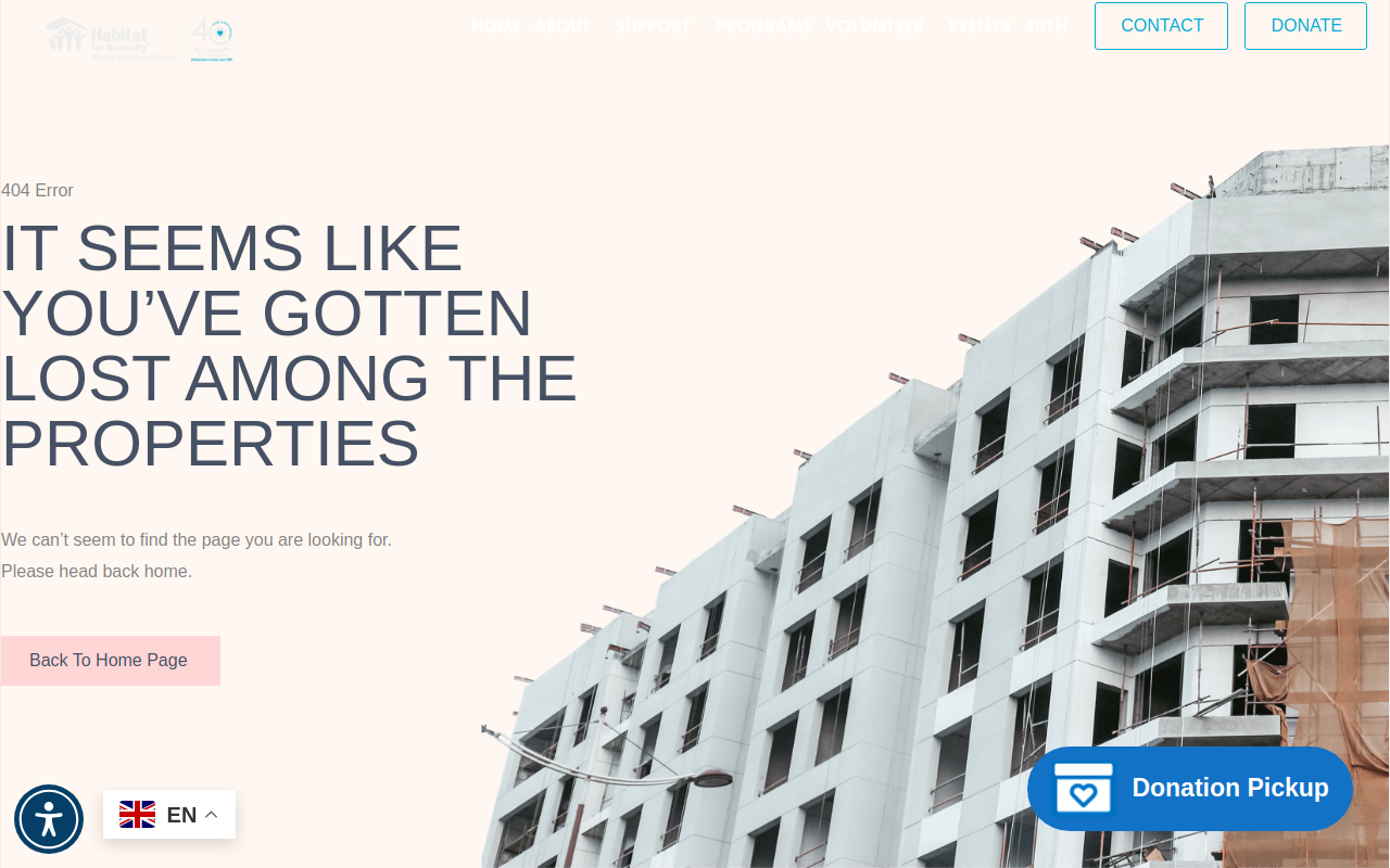 Habitat for Humanity ReStore website preview