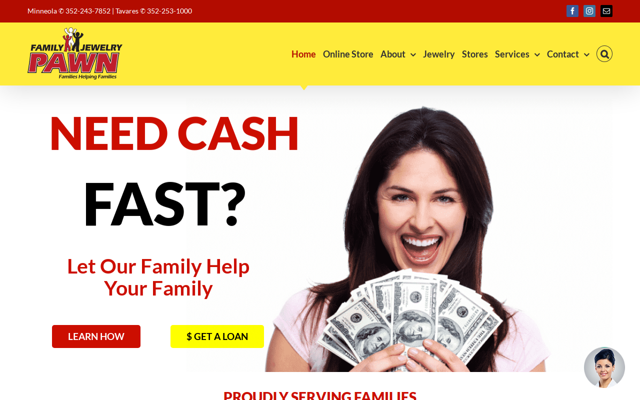 Family Jewelry & Pawn (clermont-minneola) website preview