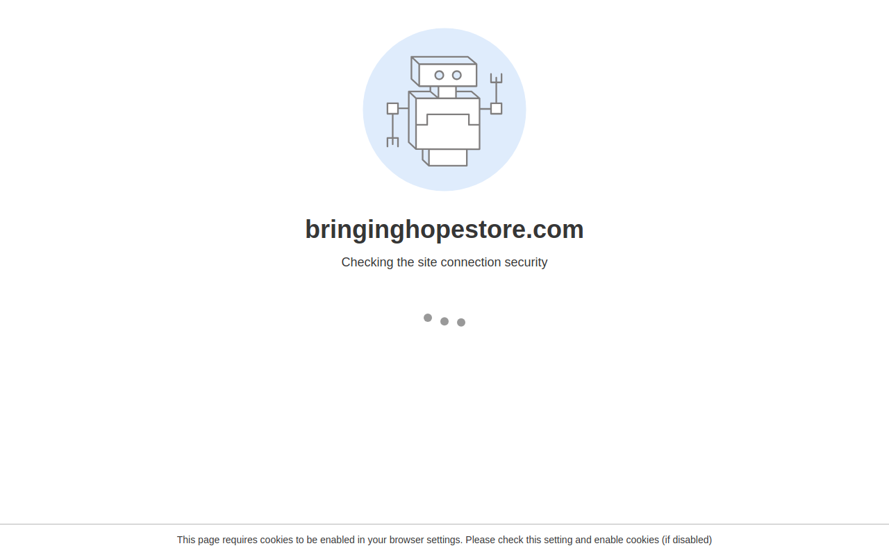 Bringing Hope Store website preview