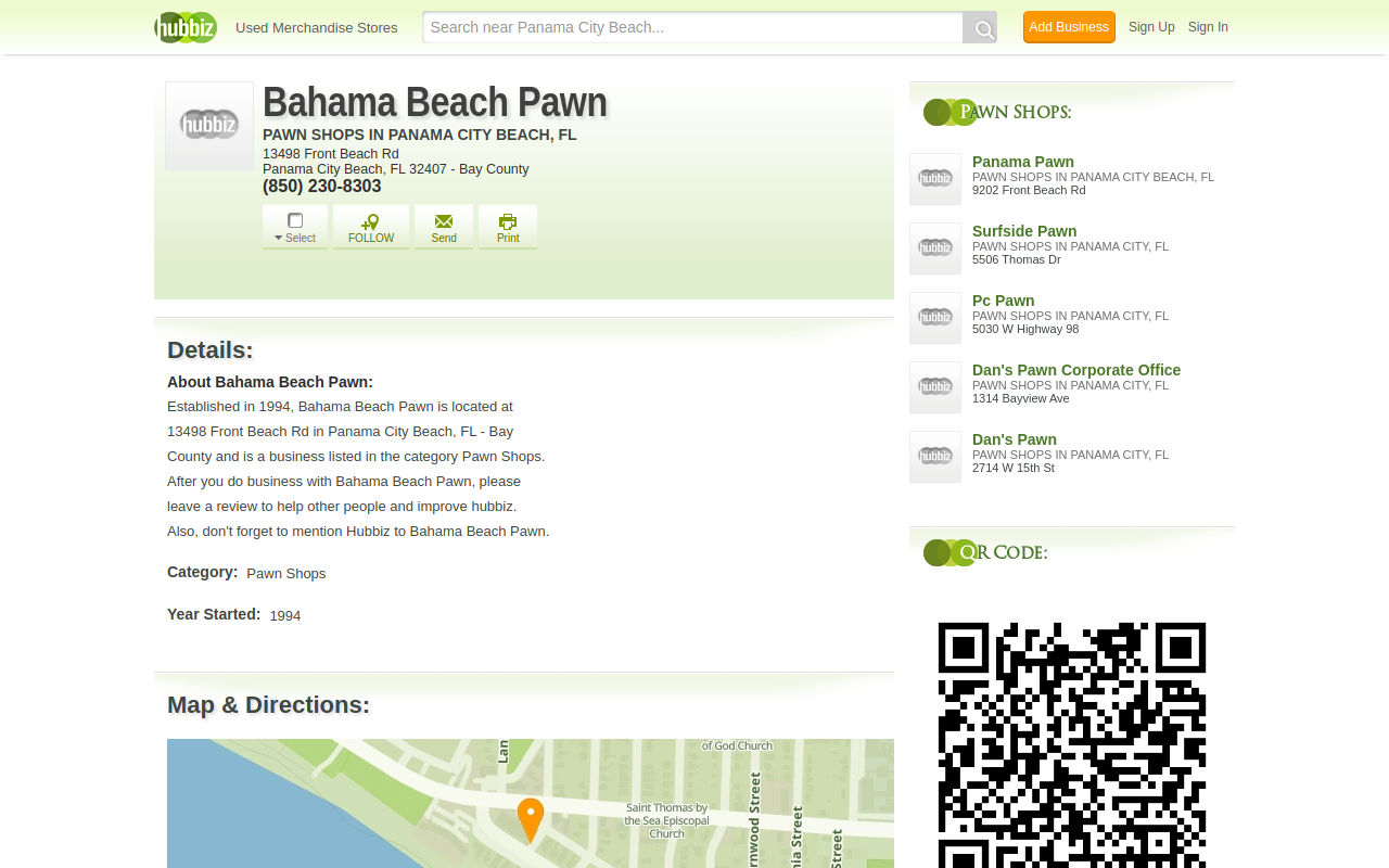 Bahama Beach Pawn website preview