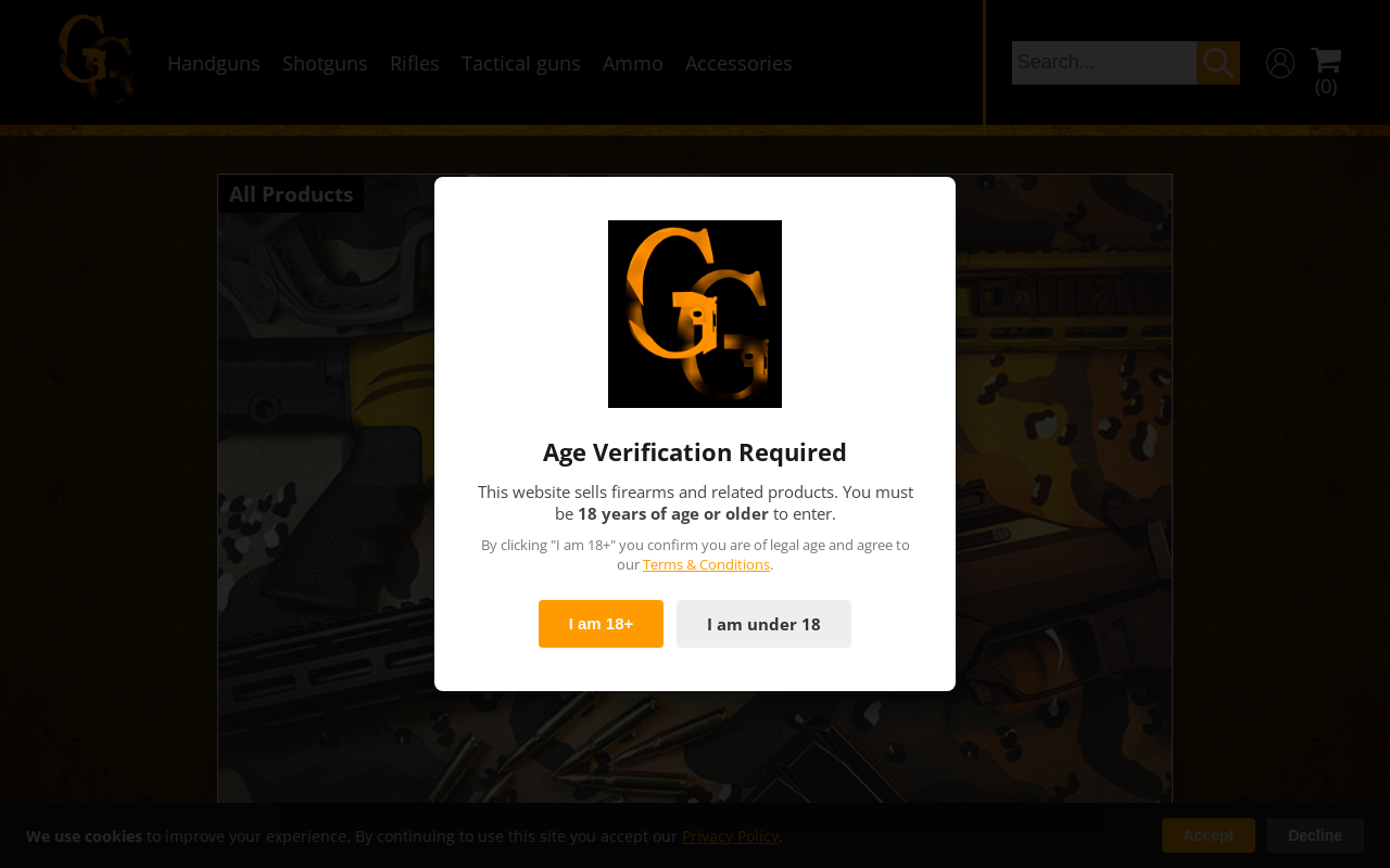 Gold & Guns Pawn website preview