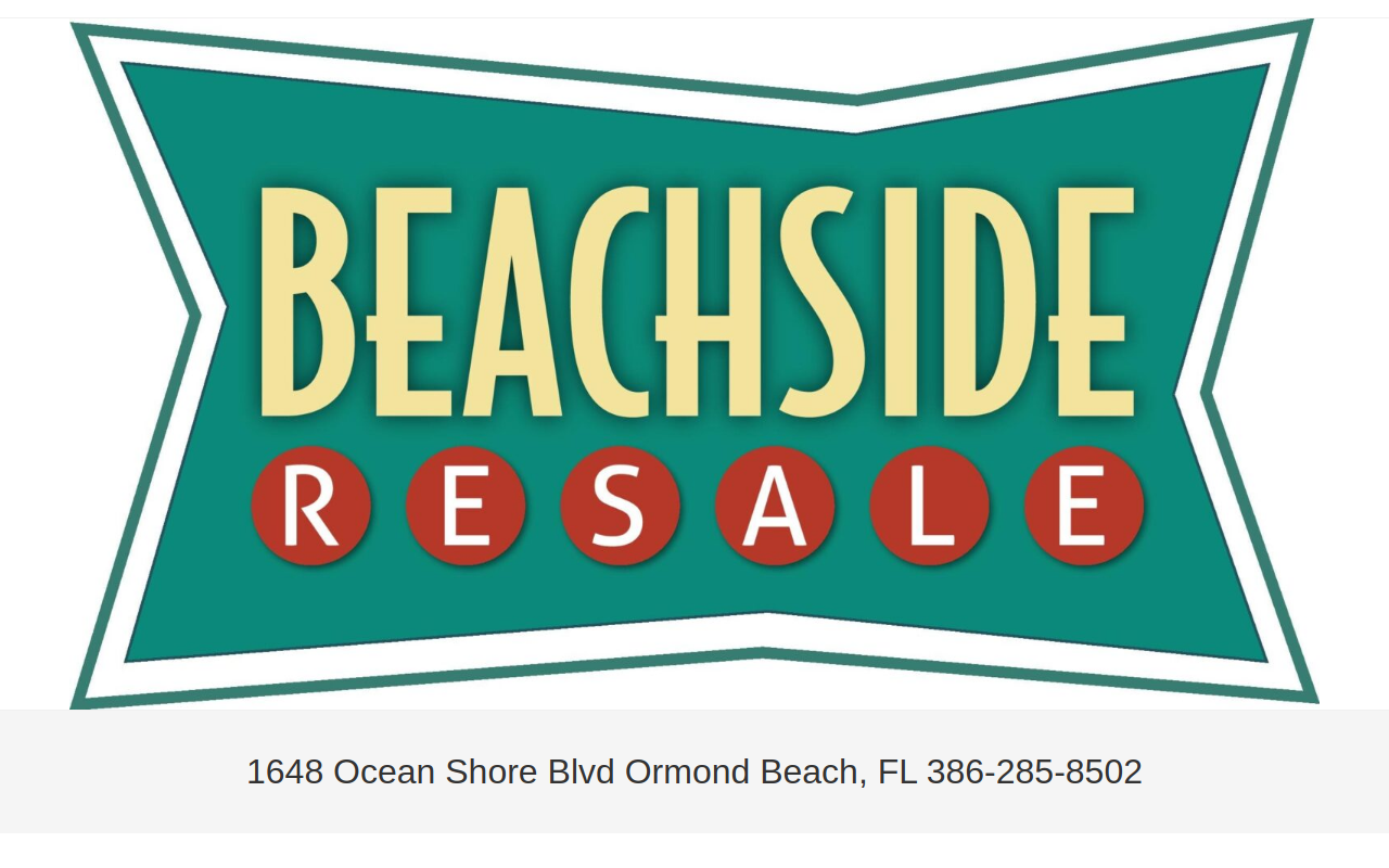 Beachside Resale website preview