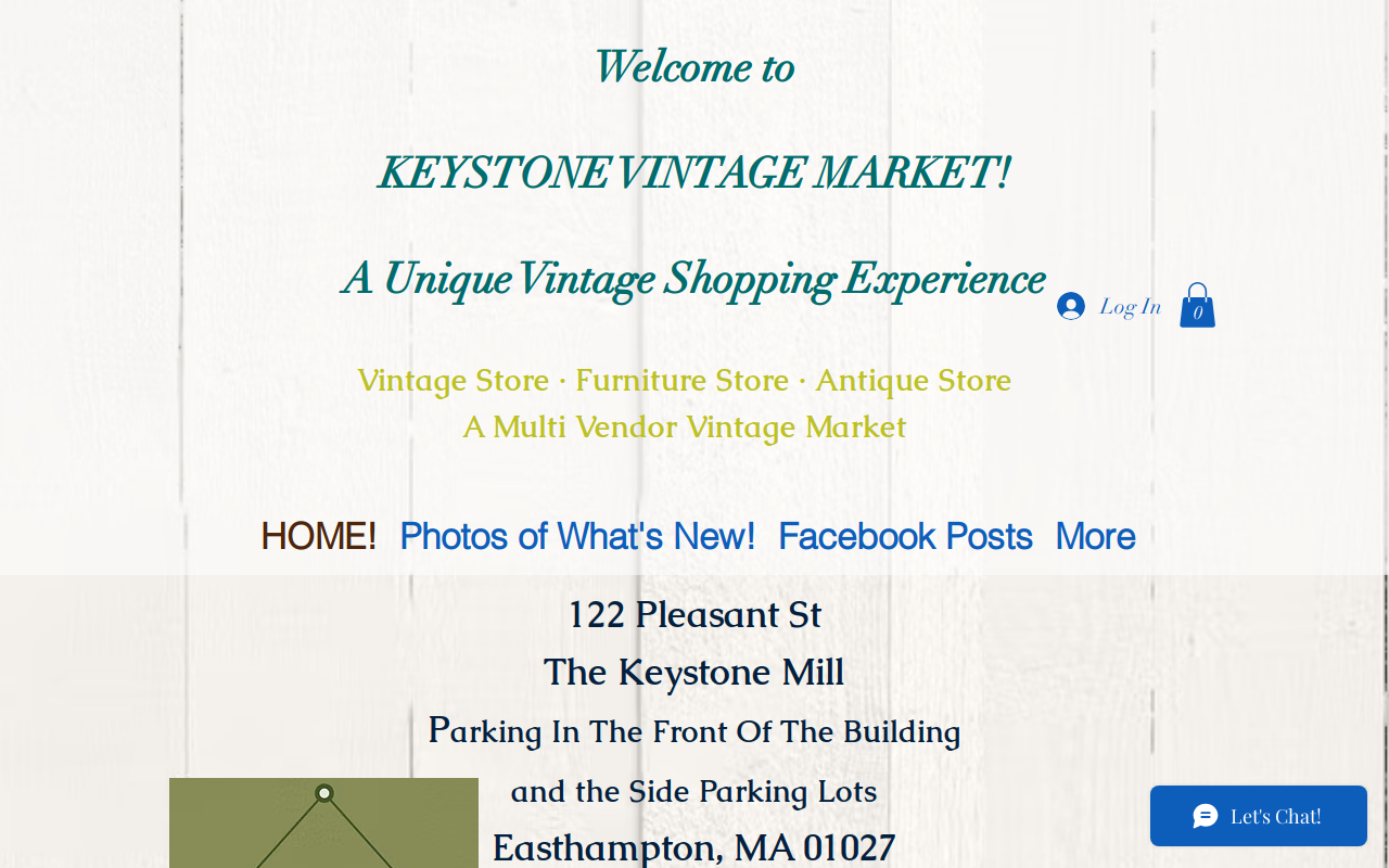 Wild Jasmine Vintage website preview