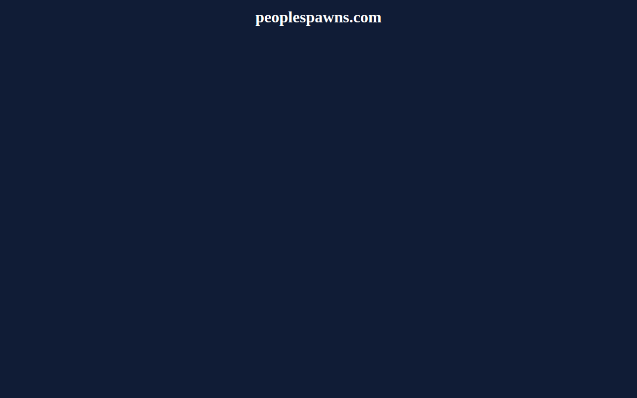 People's Pawn and Jewelry website preview