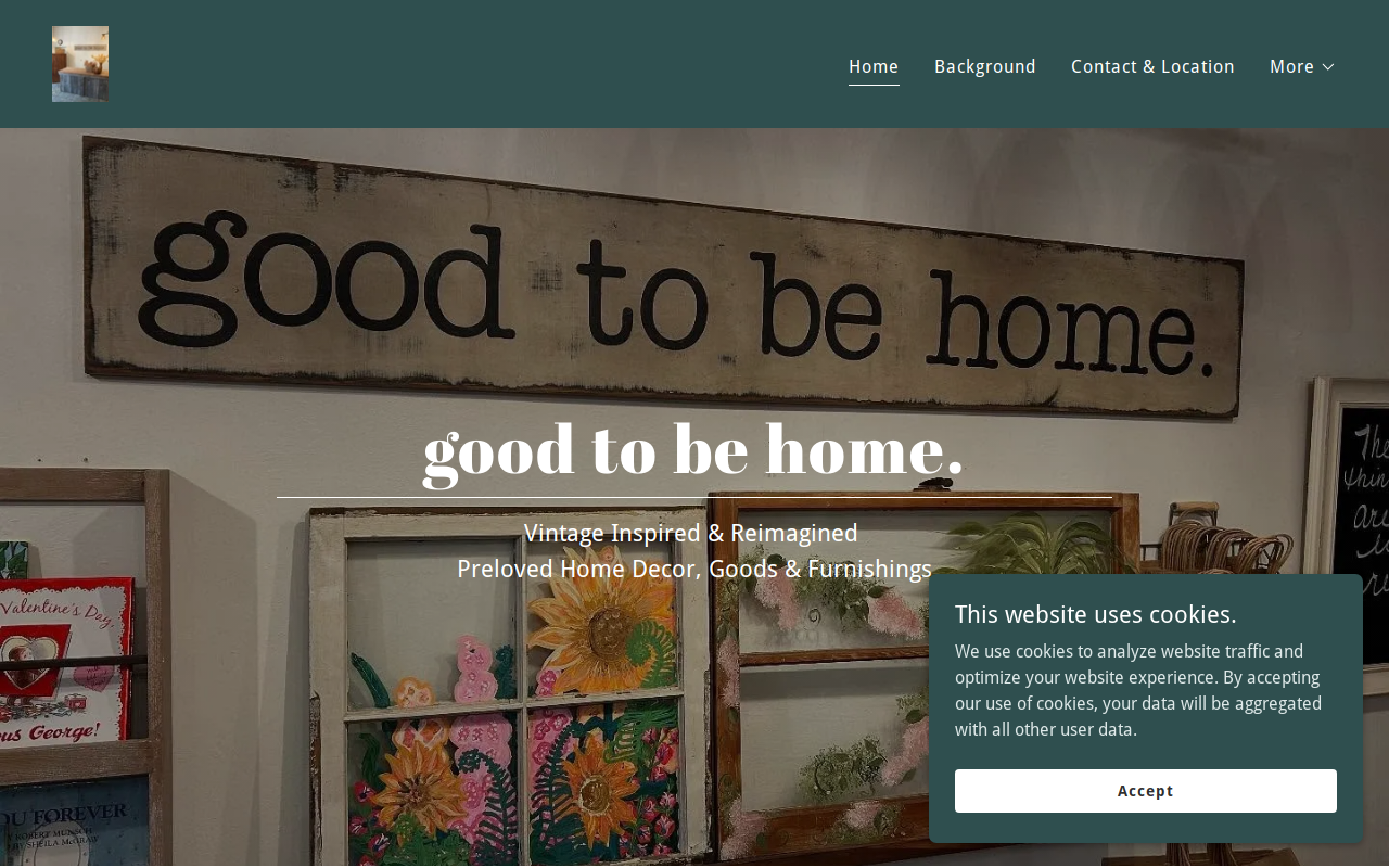 Good To Be Home website preview