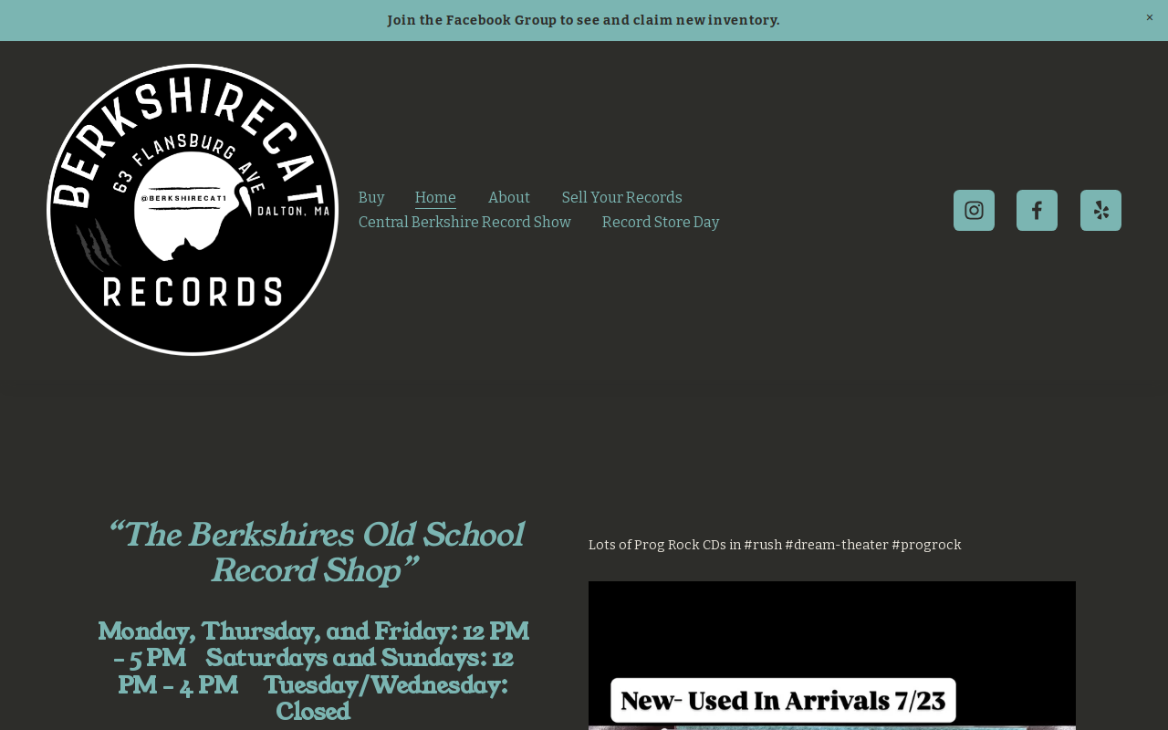 Berkshirecat Records website preview