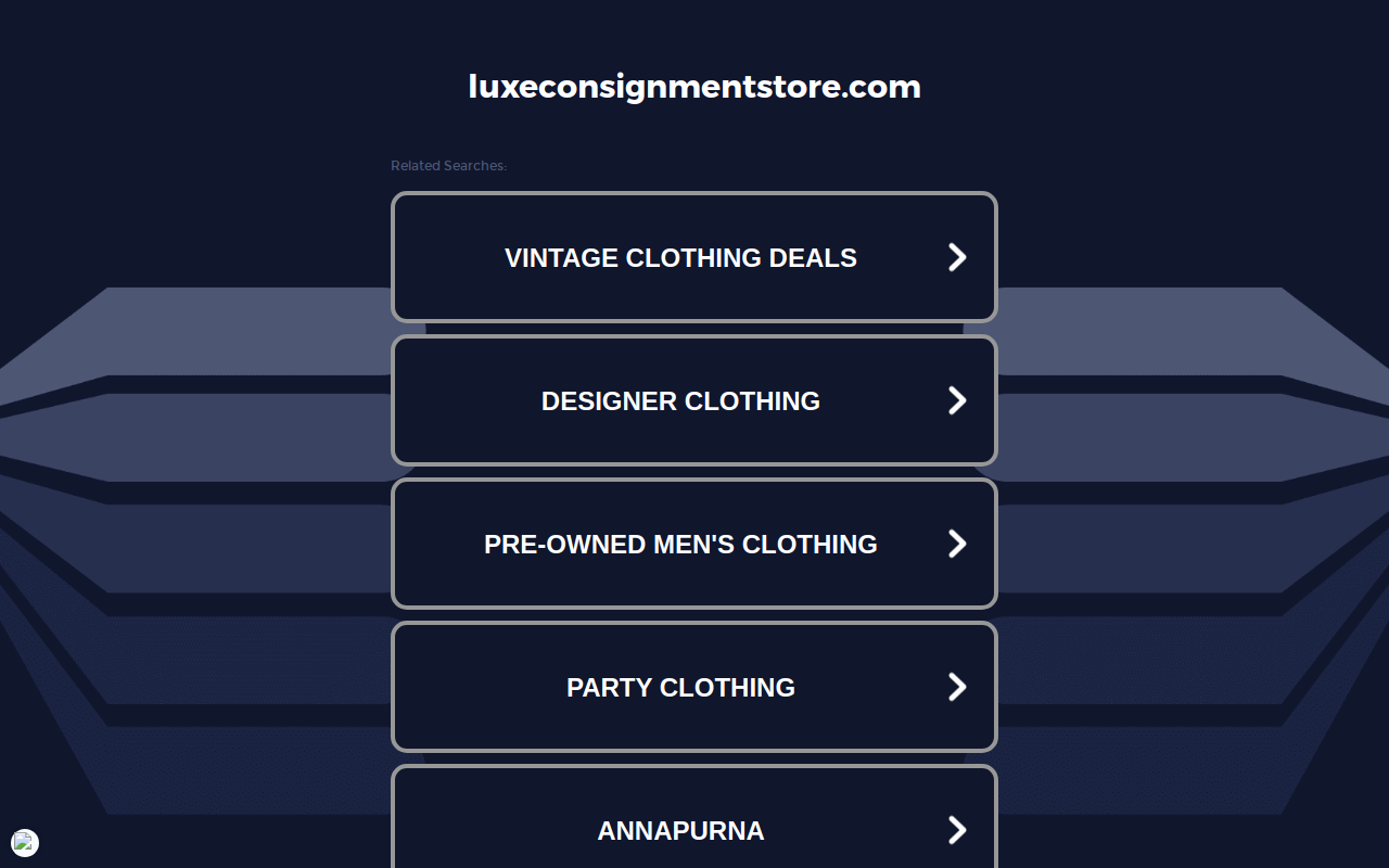 Luxe Consignment website preview