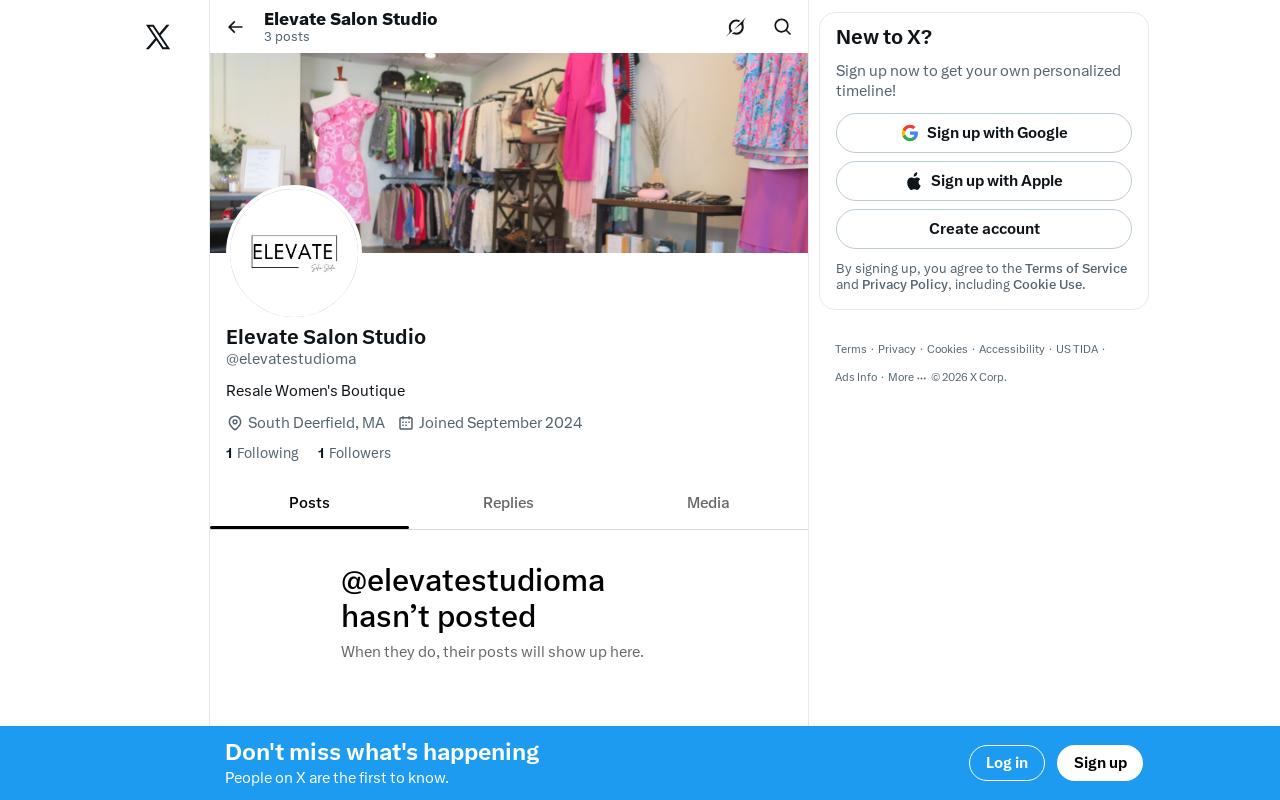 Elevate Living Studio website preview
