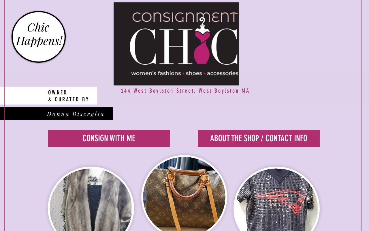 Consignment Chic website preview