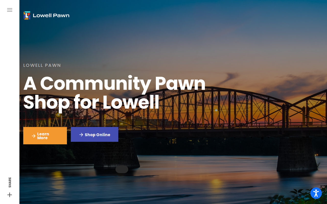 Lowell Pawn website preview
