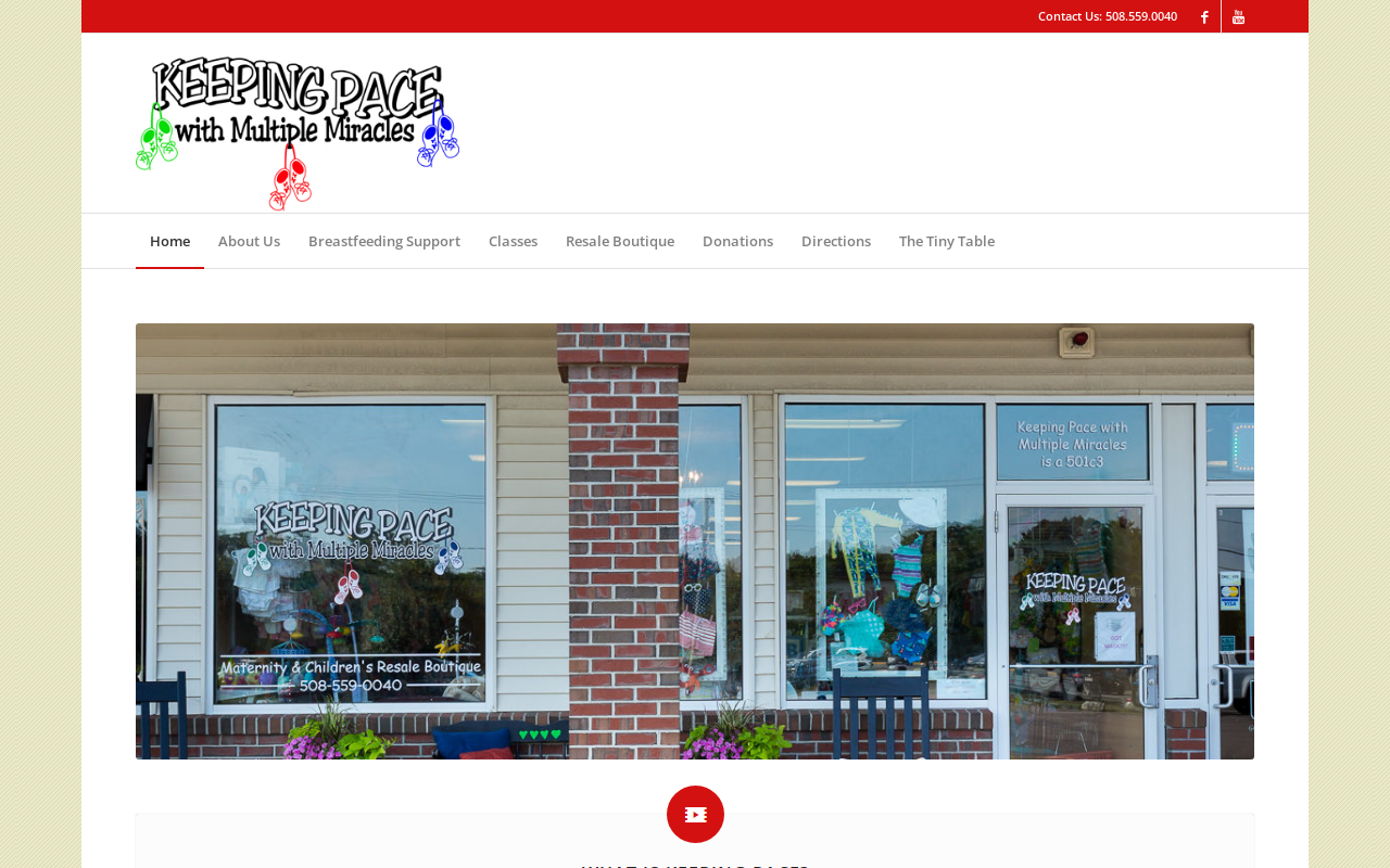 Keeping Pace With Multiple Miracles website preview