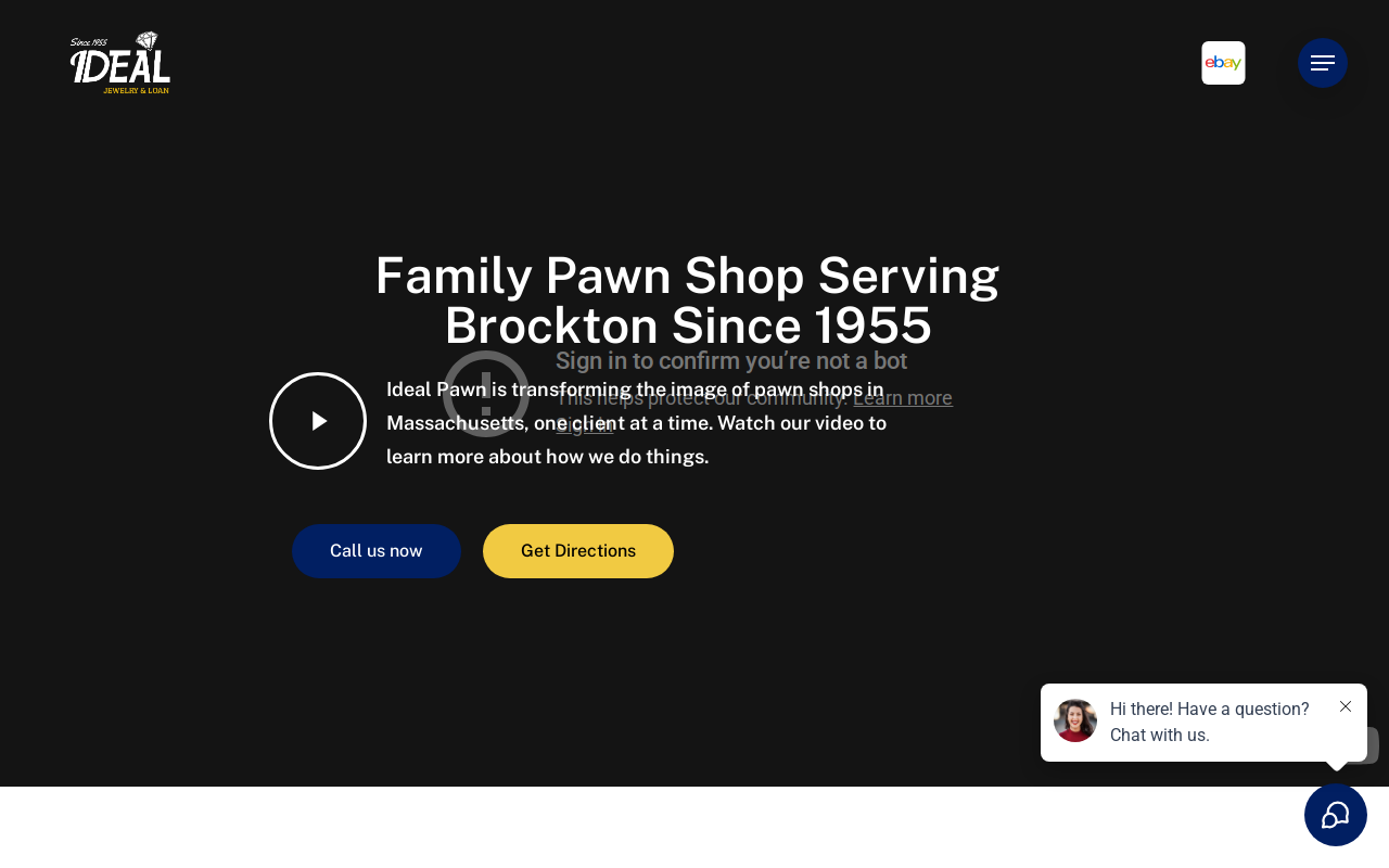 Ideal Jewelry & Loan website preview