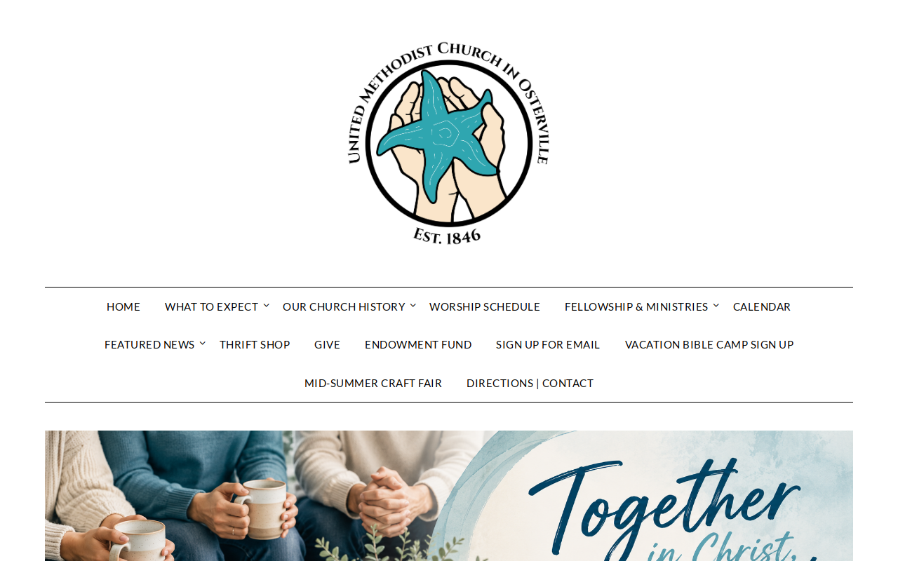 Rainbow's End Thrift Shop website preview