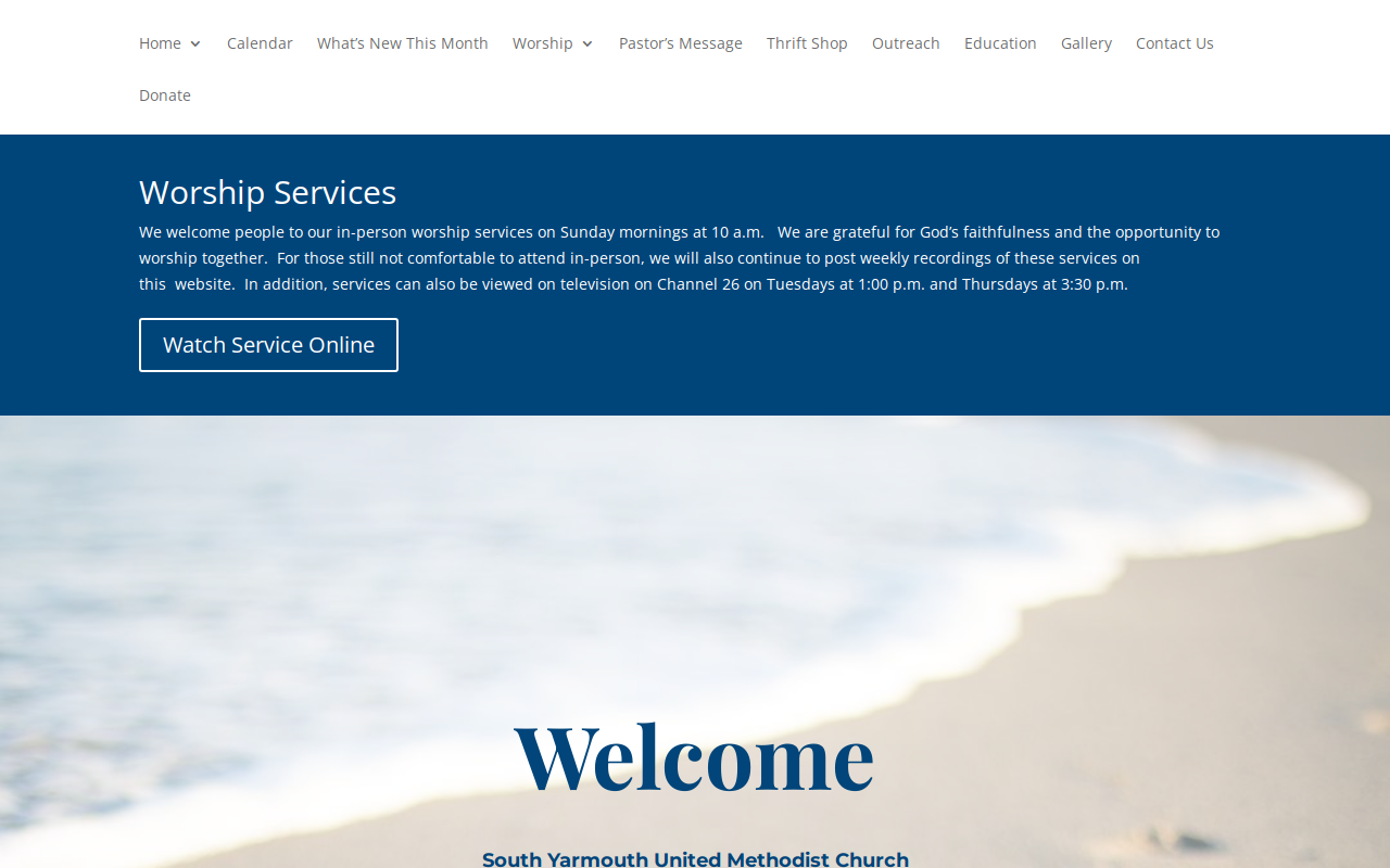 Fisherman's House Thrift Shop website preview