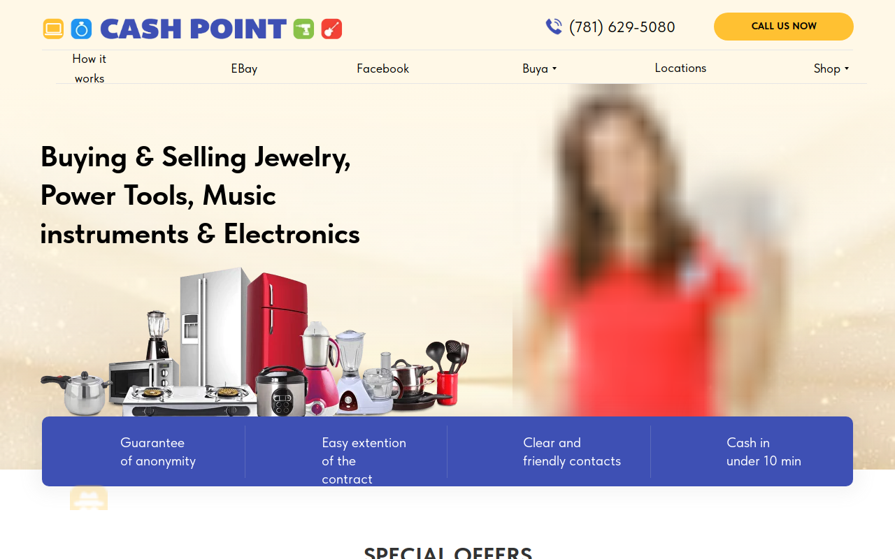 Cash Point website preview