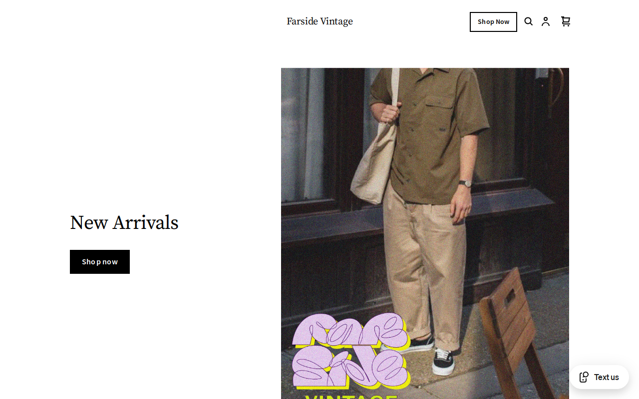 Farside Vintage website preview