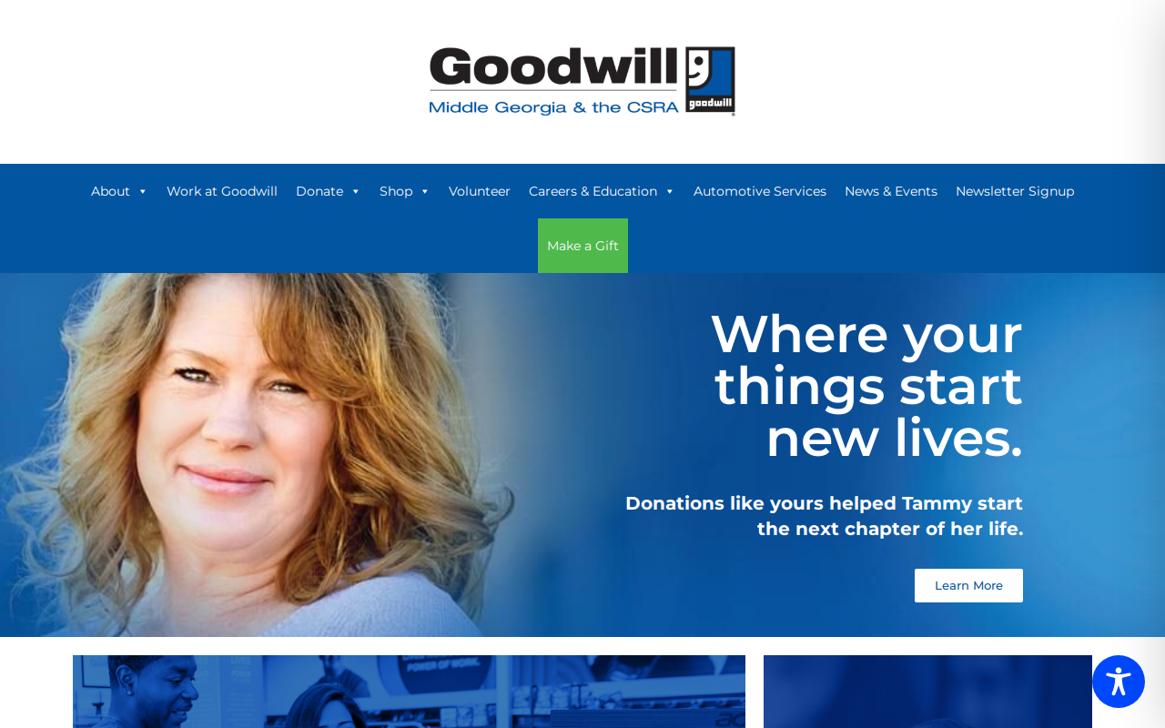 Goodwill website preview