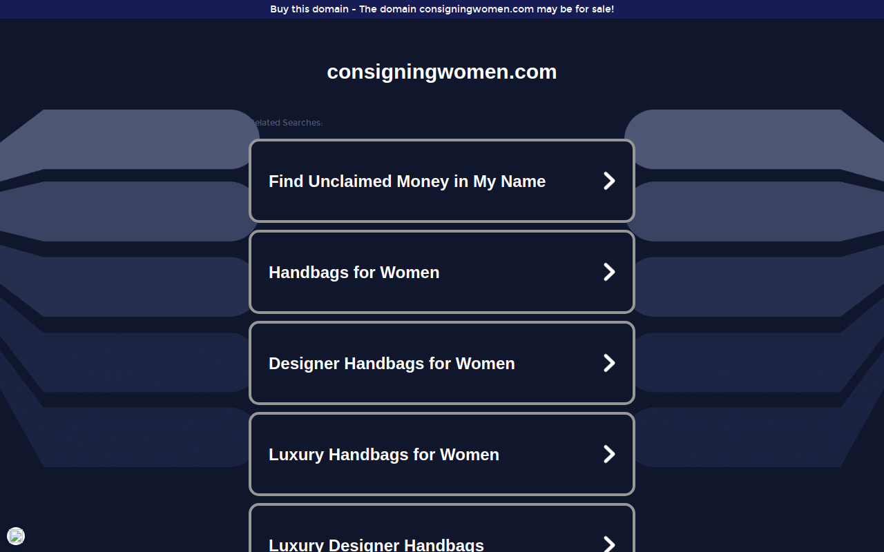 Consigning Women website preview
